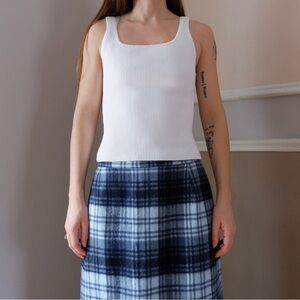 SOLD | Babaton Sculpt Rib Knit Squareneck Tank